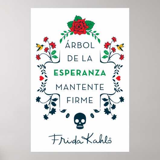 Poster Frida Kahlo | Árbol De La Esperanza (Devant)