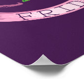 Poster Frida Kahlo | Bouquet floral pourpre (Coin)