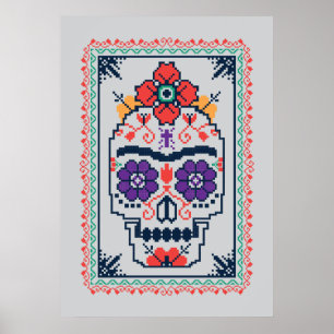 Poster Frida Kahlo Calavera