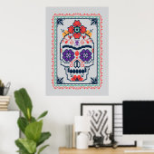 Poster Frida Kahlo | Calavera (Bureau à domicile)