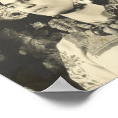 Poster Frida Kahlo con Charola Original (Coin)