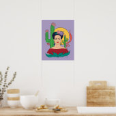 Poster Frida Kahlo Desert Graphic (Cuisine)