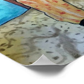 Poster Frida Kahlo et Fawn Deer (Coin)