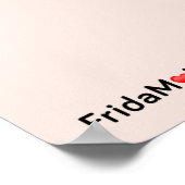 Poster Frida Kahlo | FridaMoji - Singe (Coin)