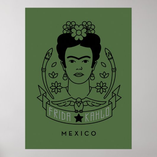 Poster Frida Kahlo | Héroïne (Devant)