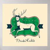 Poster Frida Kahlo | Le Cerf Blessé (Devant)