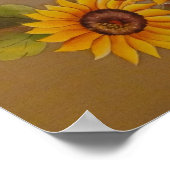 Poster Frida Kahlo Painted Sunflowers (Coin)