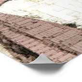 Poster Frida Kahlo Portrait textile (Coin)