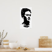 Poster Frida Shadow Portrait (Cuisine)