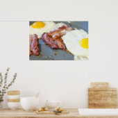 Poster Fried eggs (Cuisine)