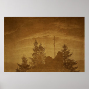 Poster Friedrich - Croix dans les montagnes 1805