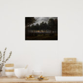 Poster Friedrich - Cycle diurne, Le Soir (Cuisine)