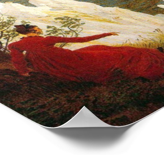 Poster Friedrich - Falaises De Calque Sur Ragen (Coin)