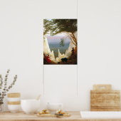 Poster Friedrich - Falaises De Calque Sur Ragen (Cuisine)
