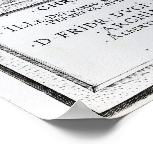 Poster Friedrich III, Electeur de Saxe (Coin)