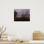 Poster Friedrich - Marcher À Dusk (Cuisine)
