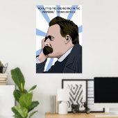 Poster Friedrich Nietzsche (Bureau à domicile)