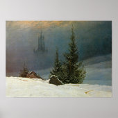 Poster Friedrich - Paysage d'hiver 1811 (Devant)