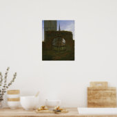 Poster Friedrich - Portail du cimetière (Cuisine)