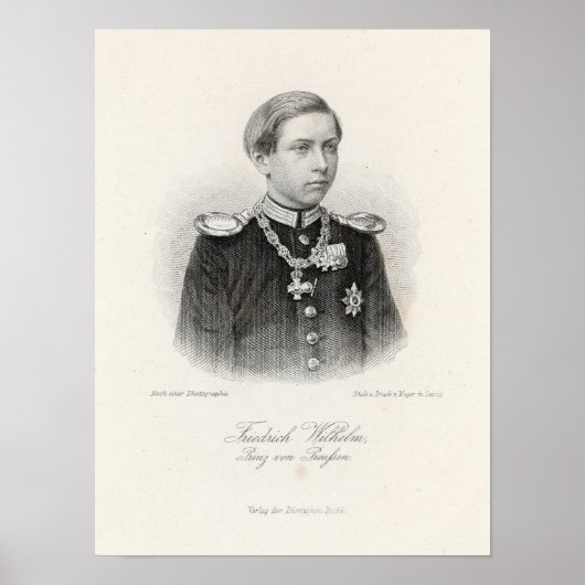 Poster Friedrich Wilhelm, Prinz von Preussen (Devant)
