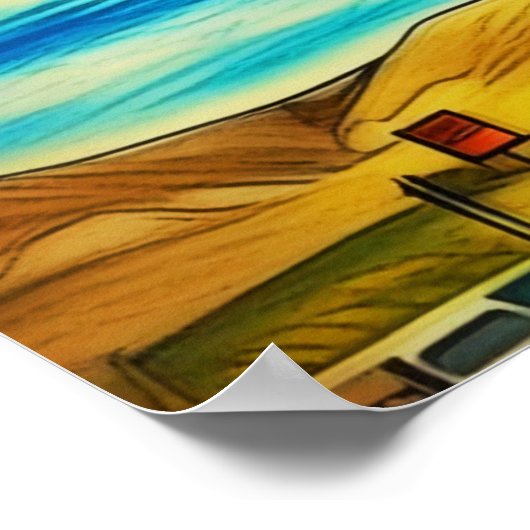 Poster Friendly Encounter - Dragon and Dinosaur (Coin)