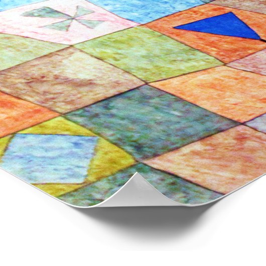 Poster Friendly Game, Paul Klee (Coin)