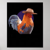 Poster Friends Come And Go Scrappy Stays Funny Chicken Me (Devant)