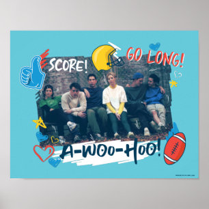 Poster FRIENDS™  Jeu de football