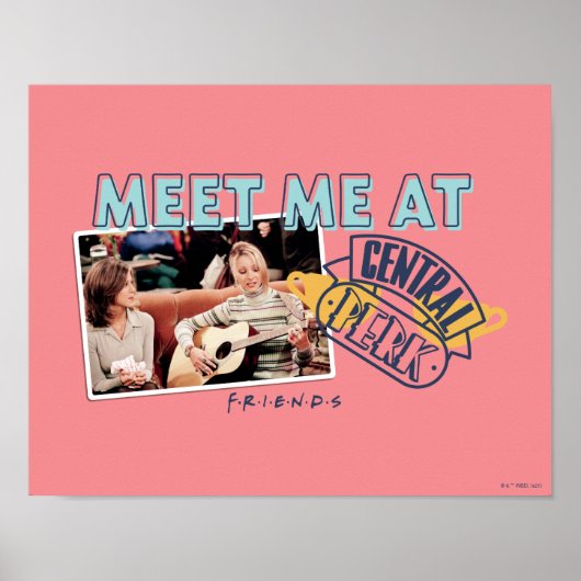 Poster FRIENDS™ | Rencontrons-nous au Central Perk (Devant)