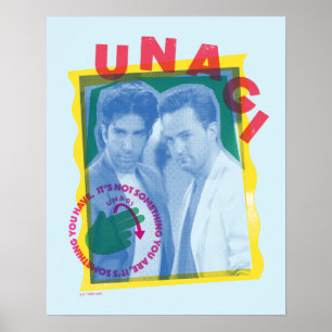 Poster FRIENDS™ Ross & Chandler - Unagi