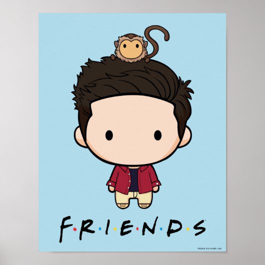 Poster FRIENDS™ | Ross Chibi (Devant)