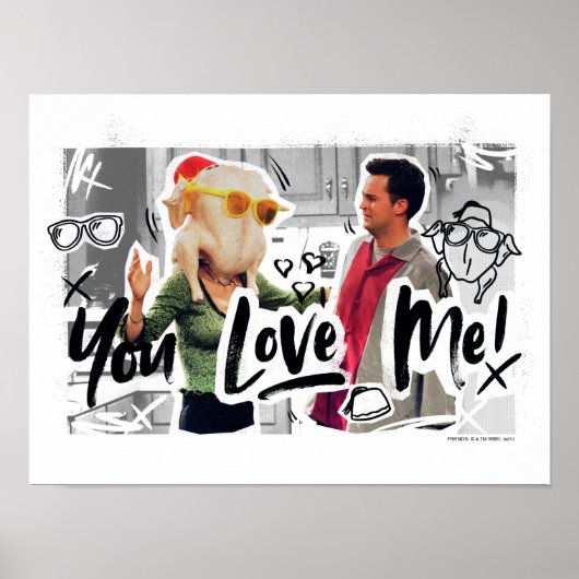 Poster FRIENDS™| Thanksgiving Tête Monica (Devant)