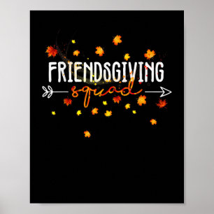 Poster Friendsgiving Squad Thanksgiving Friend Friend