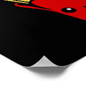 Poster FRIES AVANT LES GARS drôles frites pun (Coin)