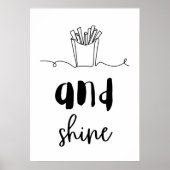 Poster Fries et brille (Devant)