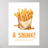 Poster Fries et brins (Devant)