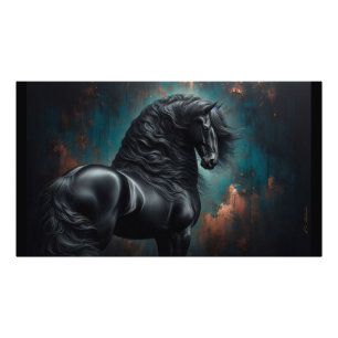 Poster Fries paard Gotisch oorlogspaard