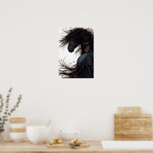 Poster Friesen du cheval Majestic Art par Bihrle (Cuisine)
