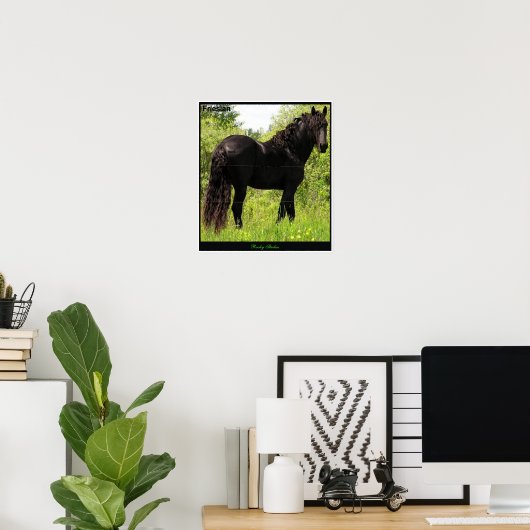 Poster Friesian (Bureau à domicile)