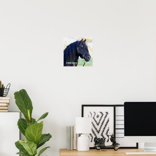 Poster Friesian (Bureau à domicile)