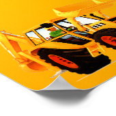 Poster Frieze bannière de camion de construction de Giant (Coin)