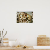 Poster Frieze détail d'une scène de bataille (Cuisine)