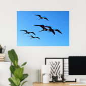 Poster Frigatebird Flock (Bureau à domicile)