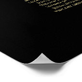 Poster Frilles d'or 23 Mariage de table Carte de siège No (Coin)