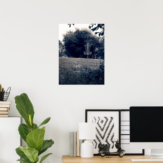 Poster Frisbee Disc Golf Basket (Bureau à domicile)