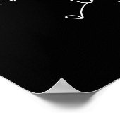 Poster Frisbee Stickman Disc Golf Drôle de Frisbee ultime (Coin)