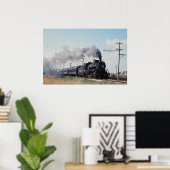 Poster Frisco 2-10-0, no 1630, Illinois Railroad Museum, (Bureau à domicile)