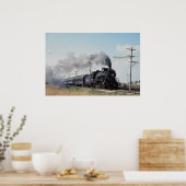 Poster Frisco 2-10-0, no 1630, Illinois Railroad Museum, (Cuisine)