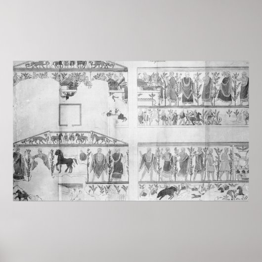 Poster Frise de la Grotto della Querciola (Devant)