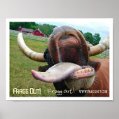 Poster frisson de langue de vache (Devant)